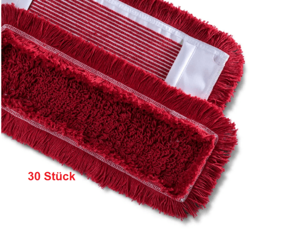 Baumwollmopp TUFTING 40 cm, rot – Bild 2