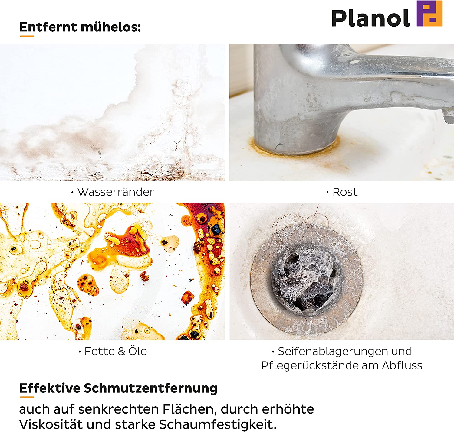 Sanitärreiniger Plano FLEX DUO++ Planol-Schaum Spray – Bild 7